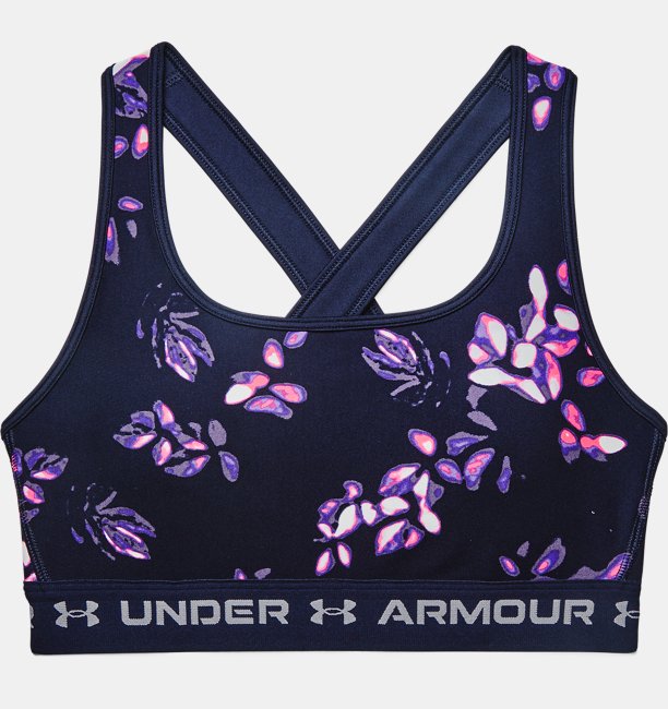 Bra Deportivo Armour® Mid Crossback Print para Mujer